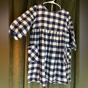 Hanna Anderson Buffalo Plaid Flannel Dress